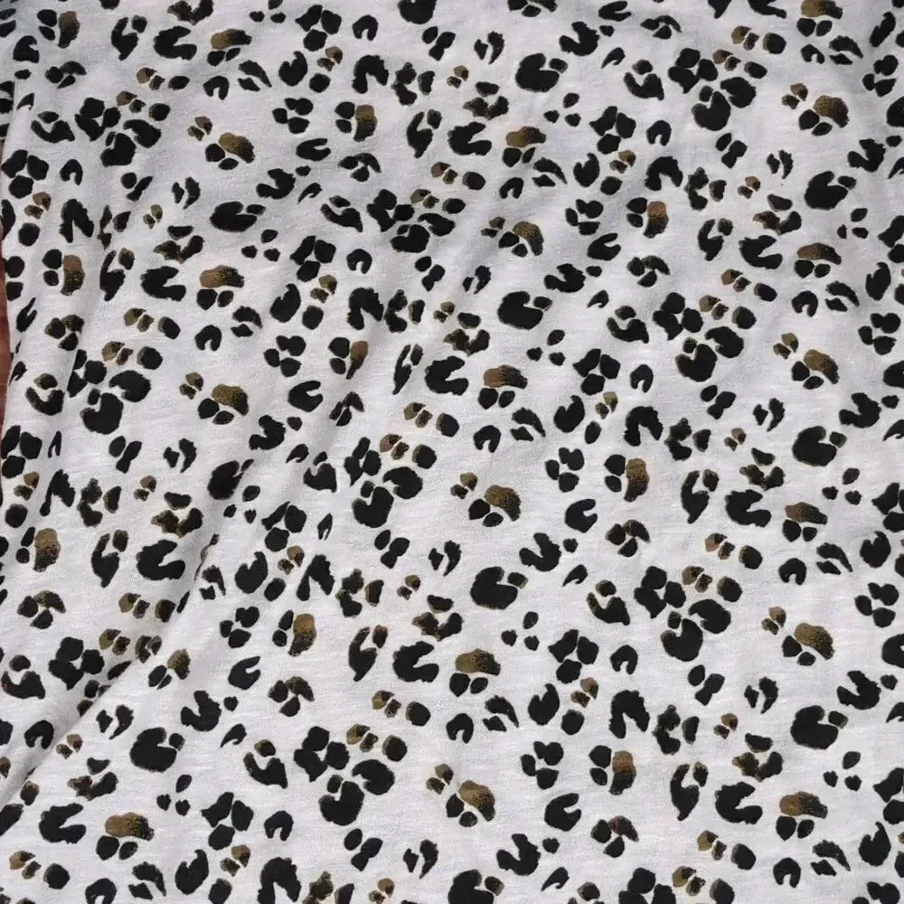 Caslon Leopard Print Top NWOT - Picture 2 of 6
